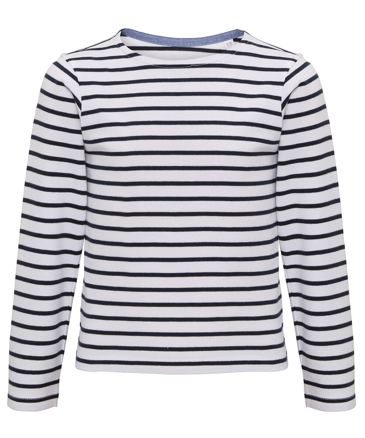 Asquith & Fox Kids Marinière coastal long sleeve tee, color: White/Navy