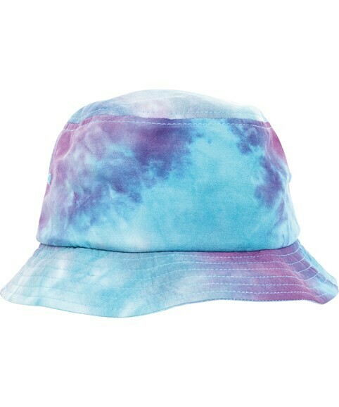 FLEXFIT Festival print bucket hat (5003TD), Colour: Purple turquoise