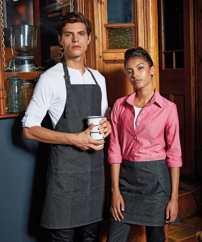 Premier Jeans stitch bib apron