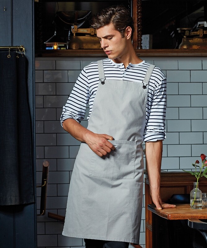 Premier Cross back 'barista' bib apron