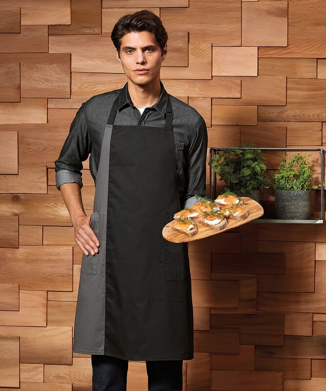 Premier Contrast bib apron