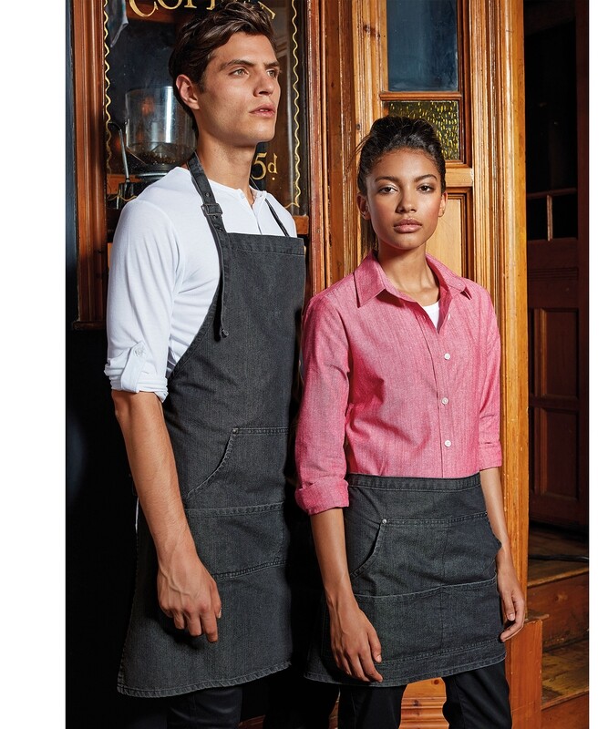 Premier Jeans stitch denim waist apron