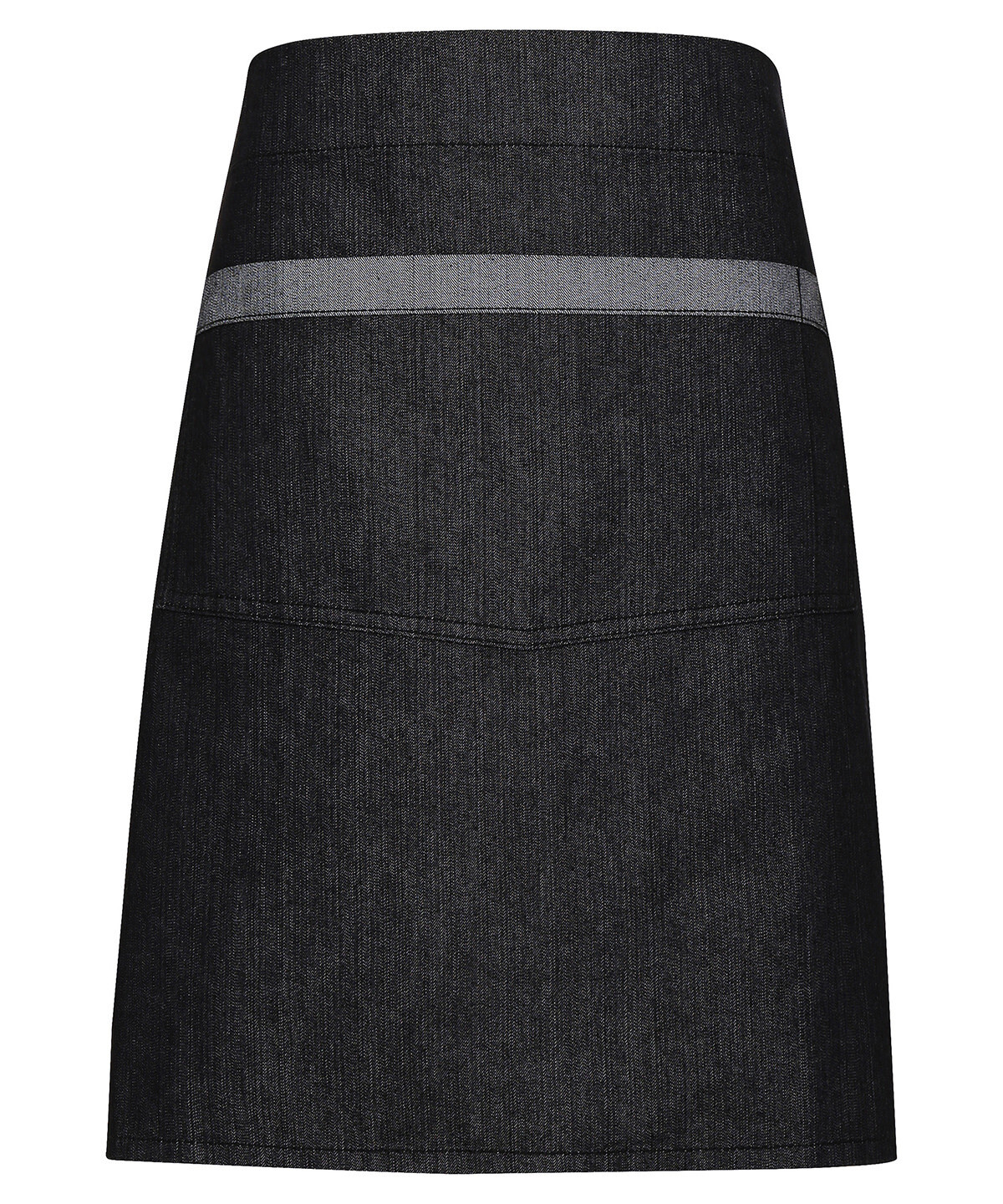 Premier Domain contrast denim waist apron, Colour: Black Denim