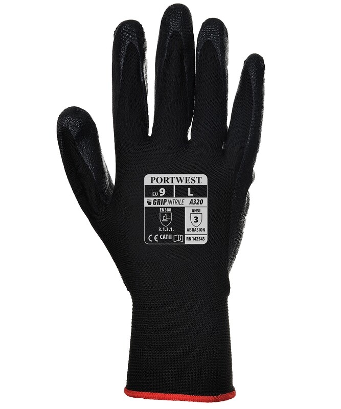 PortWest Dexti grip glove (A320)