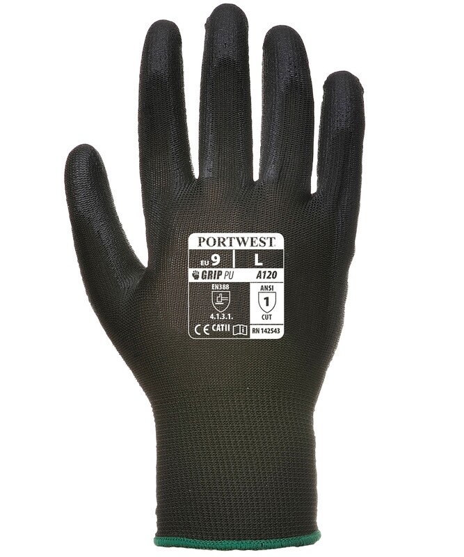 PortWest PU palm-coated glove (A120)