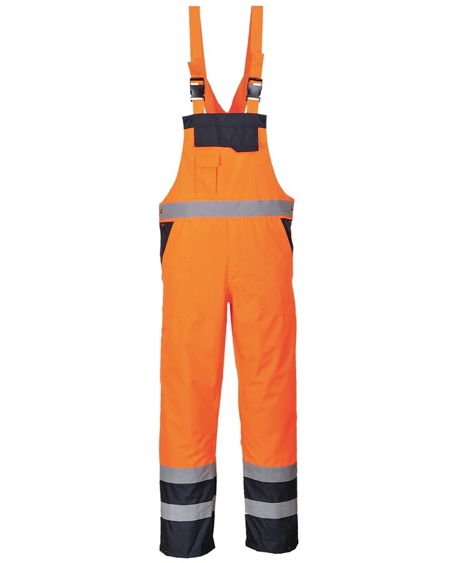 PortWest Contrast bib and brace unlined (S488)
