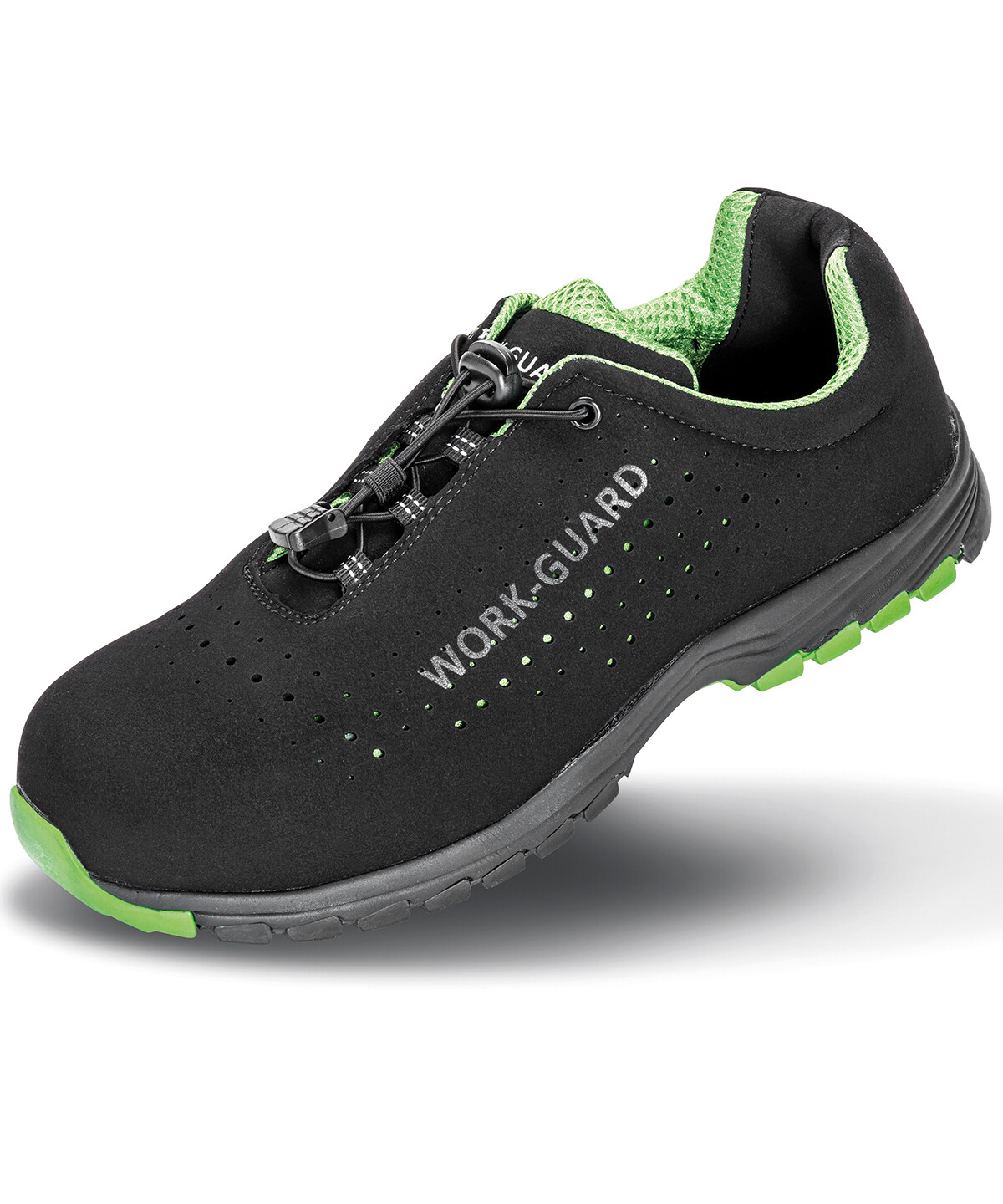 Result Workguard Shield lightweight safety trainer, Colour: Black/Lime