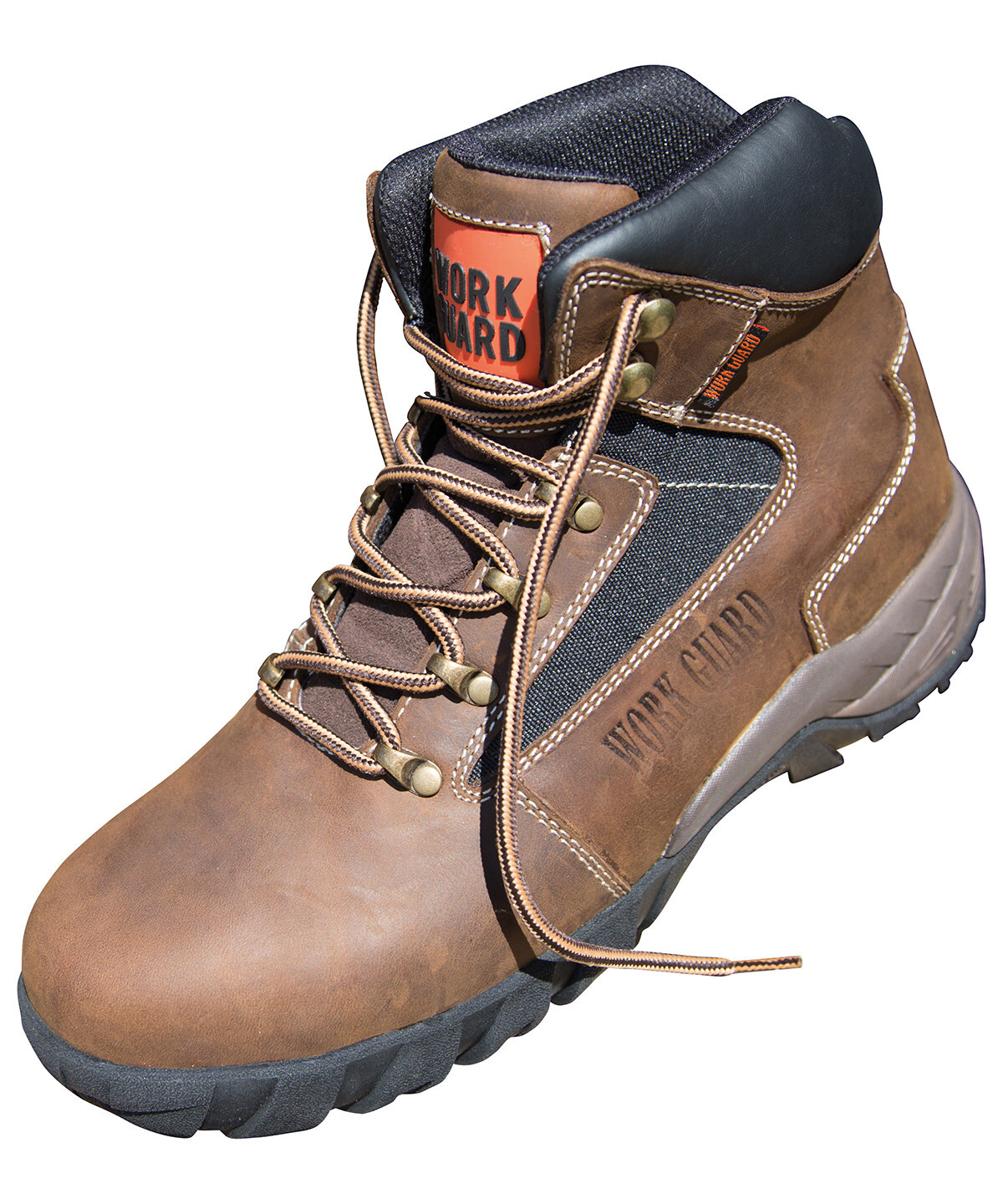 Result Workguard Carrick safety boot, Colour: Brown/White/Grey