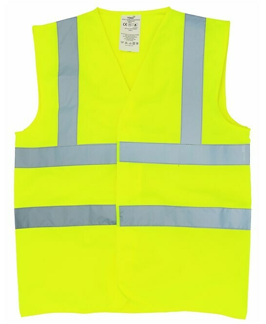 Yoko Hi-vis Flame-retardant hi-vis sleeveless waistcoat (HVW100FR)
