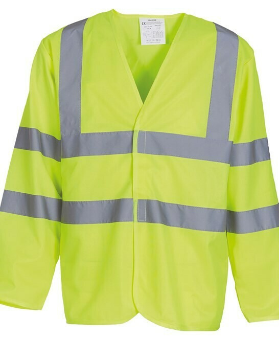 Yoko Hi-vis long sleeve waistcoat (HVJ200)