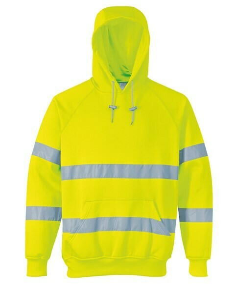 PORTWEST Hi-vis hooded sweatshirt (B304) PORTWEST Hi-vis hooded sweatshirt (B304), color: Yellow