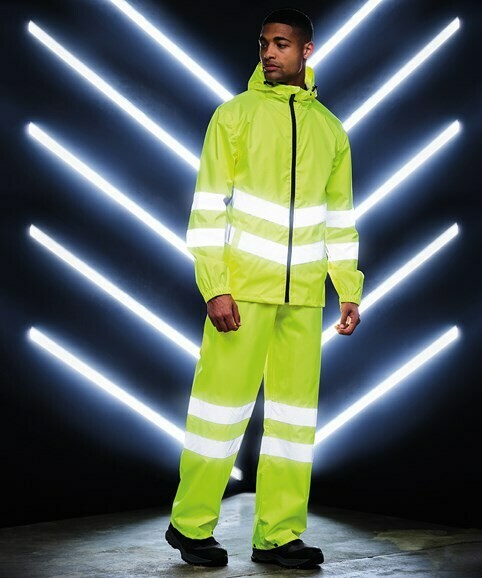 REGATTA PROFESSIONAL Hi-vis pro pack-away trousers