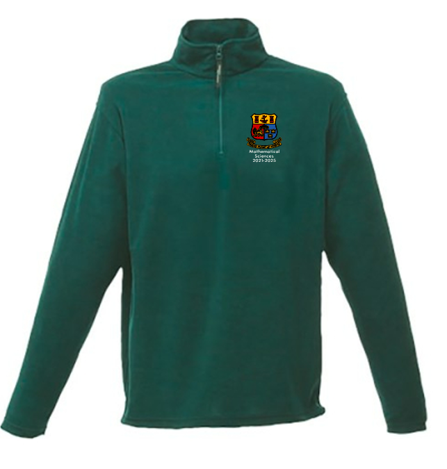UCC Mathematical Sciences 2022 Fleece, Colour: Green