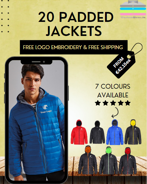 20 EQUESTRIAN PADDED JACKET  (€42.15 each)