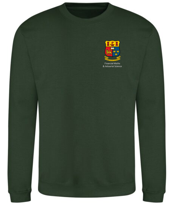 UCC Finance Maths & Actuarial Science Sweatshirt, Colour: Green