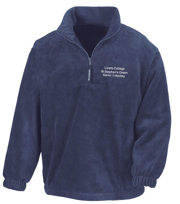 Loreto College St Stephens Green Hockey 1/4 Zip Fleece