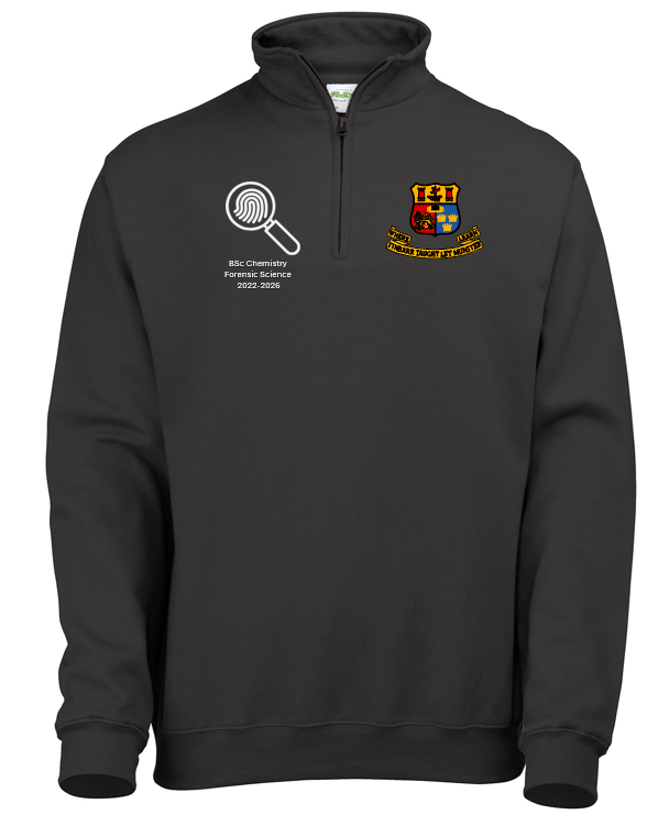 UCC BSc Chemistry with Forensic Science  half zip 2022-2026