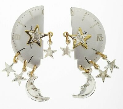 Silver and Gold Halftime Earrings