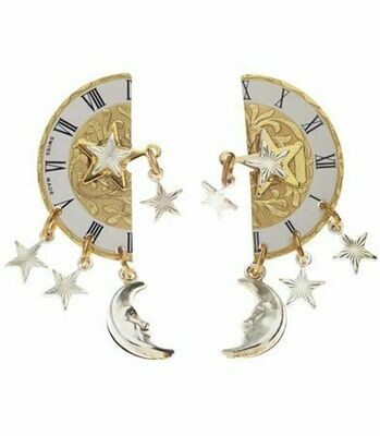 Siver and Gold Halftime Earrings