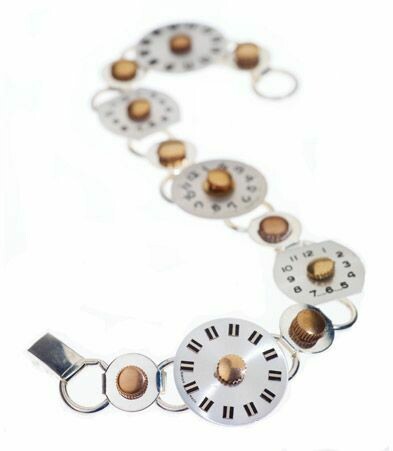 Silver and Rose Gold Bracelet
