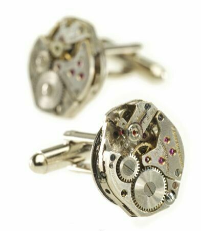 17 Jewel Ruby Cuff Links