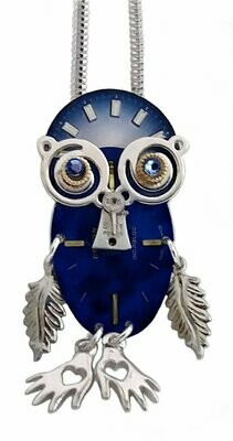 Blue Owl Pendant/Necklace