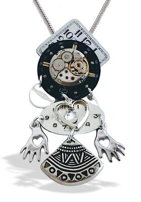 17 Jewel Watch Pendant
