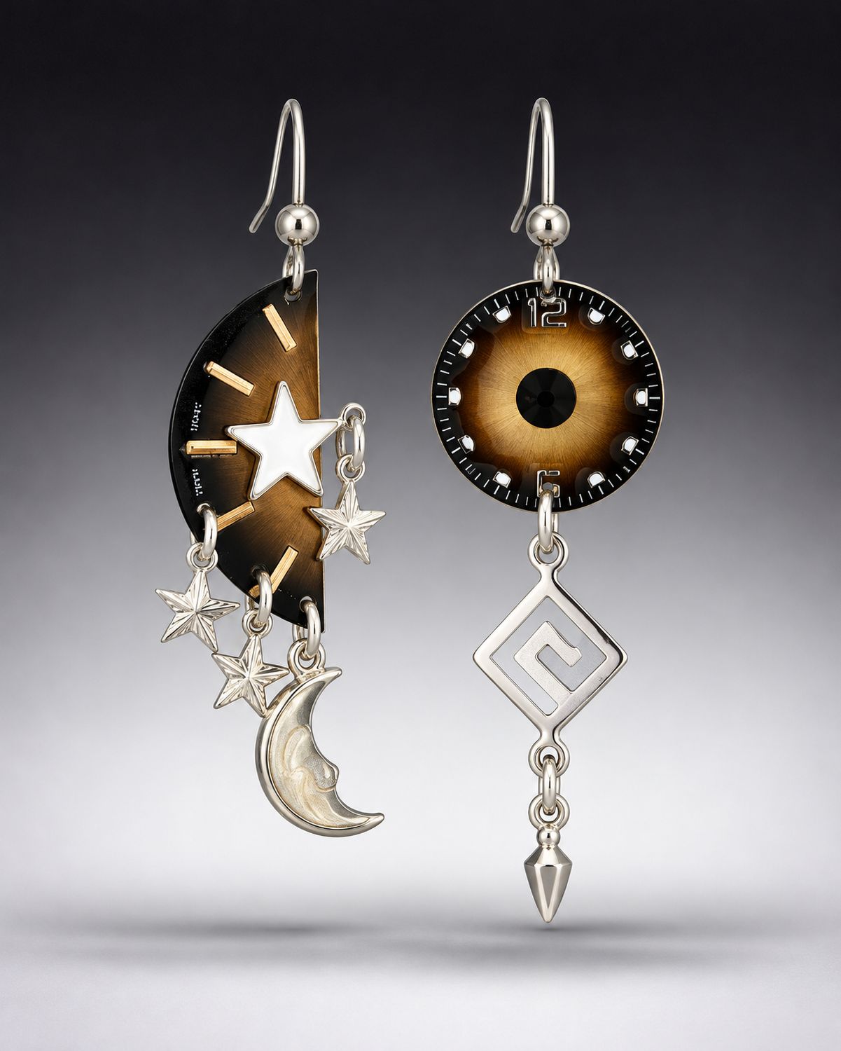 Time and a Half Earth Tone Earrings Time and a Half Earth Tone Earrings