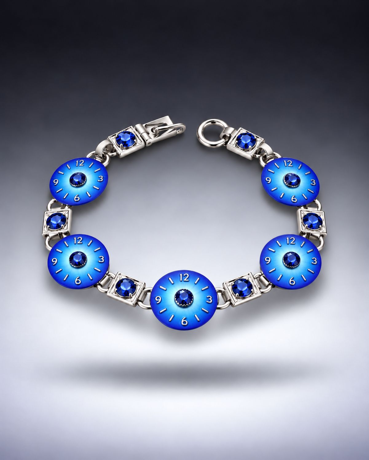 Blue and Silver Bracelet Blue and Silver Bracelet