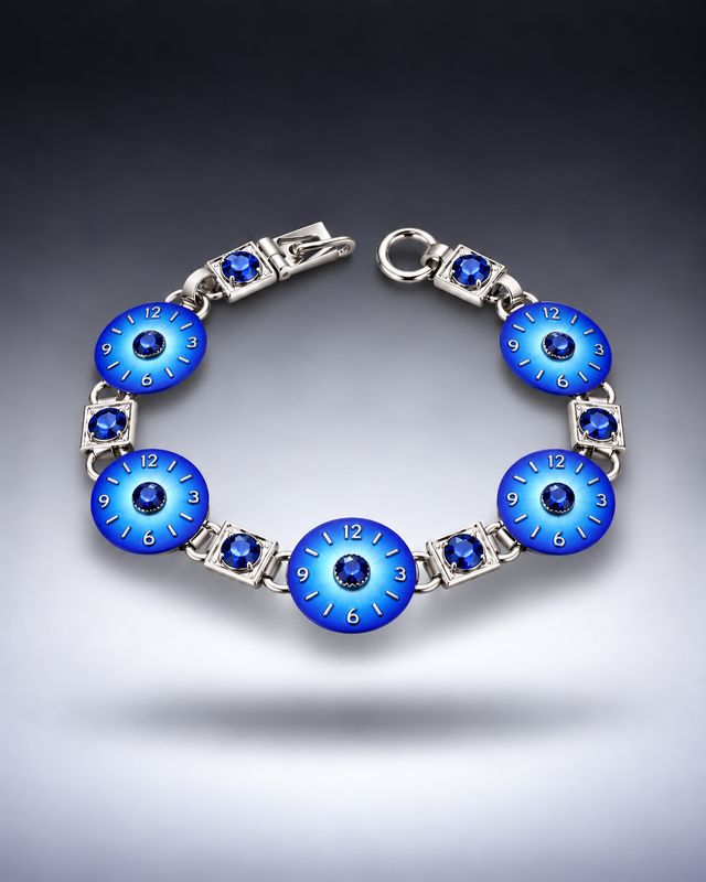 Blue and Silver Bracelet Blue and Silver Bracelet