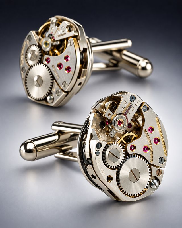 17 Jewel Ruby Cuff Links 17 Jewel Ruby Cuff Links