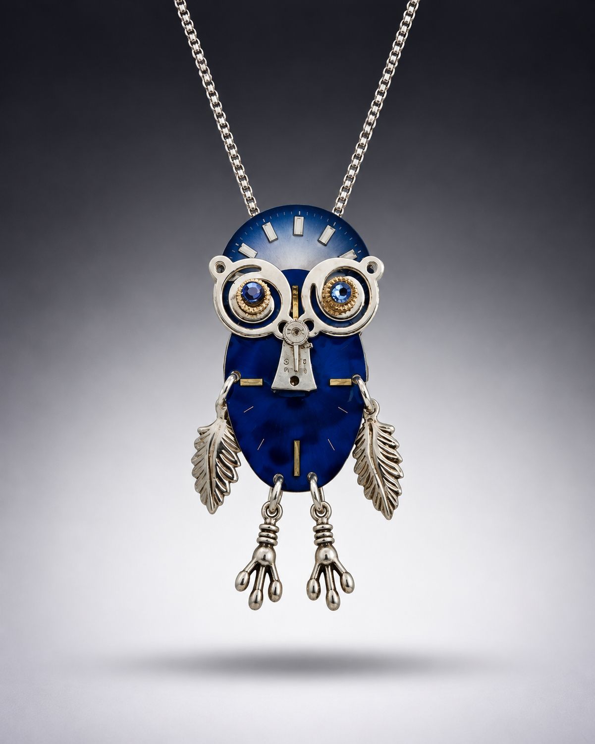 Blue Owl Pendant Blue Owl Pendant