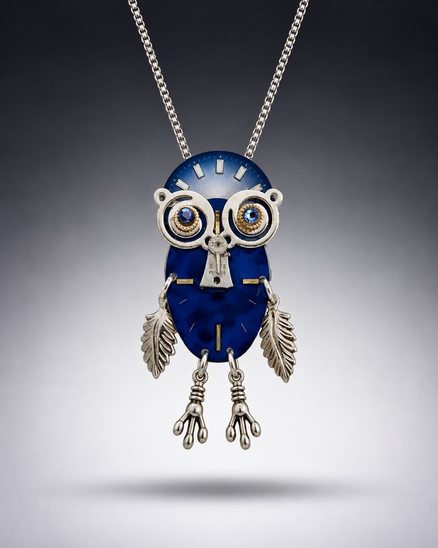 Blue Owl Pendant Blue Owl Pendant