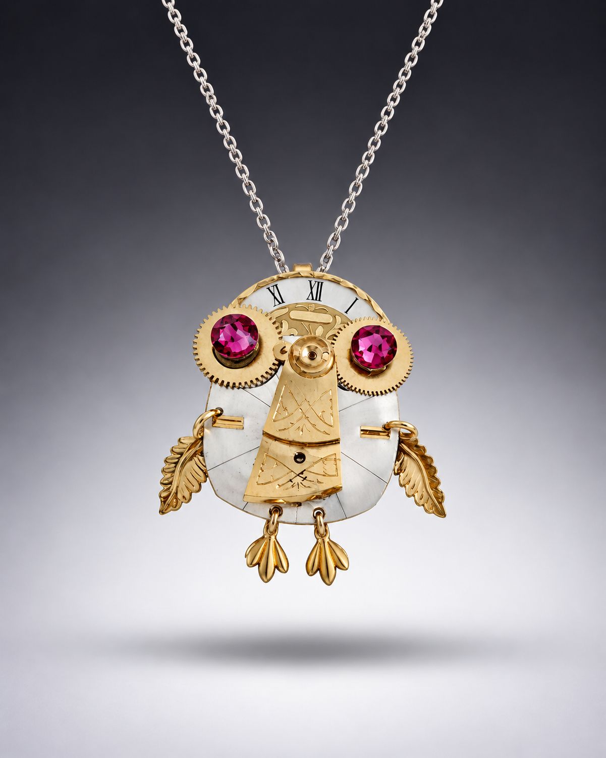 Rose and Gold Owl Pendant/Necklace Rose and Gold Owl Pendant/Necklace