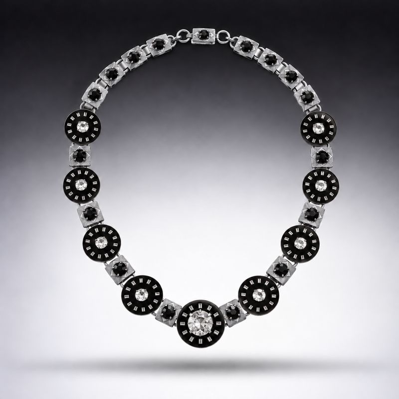 Black and Silver Necklace Black and Silver Necklace