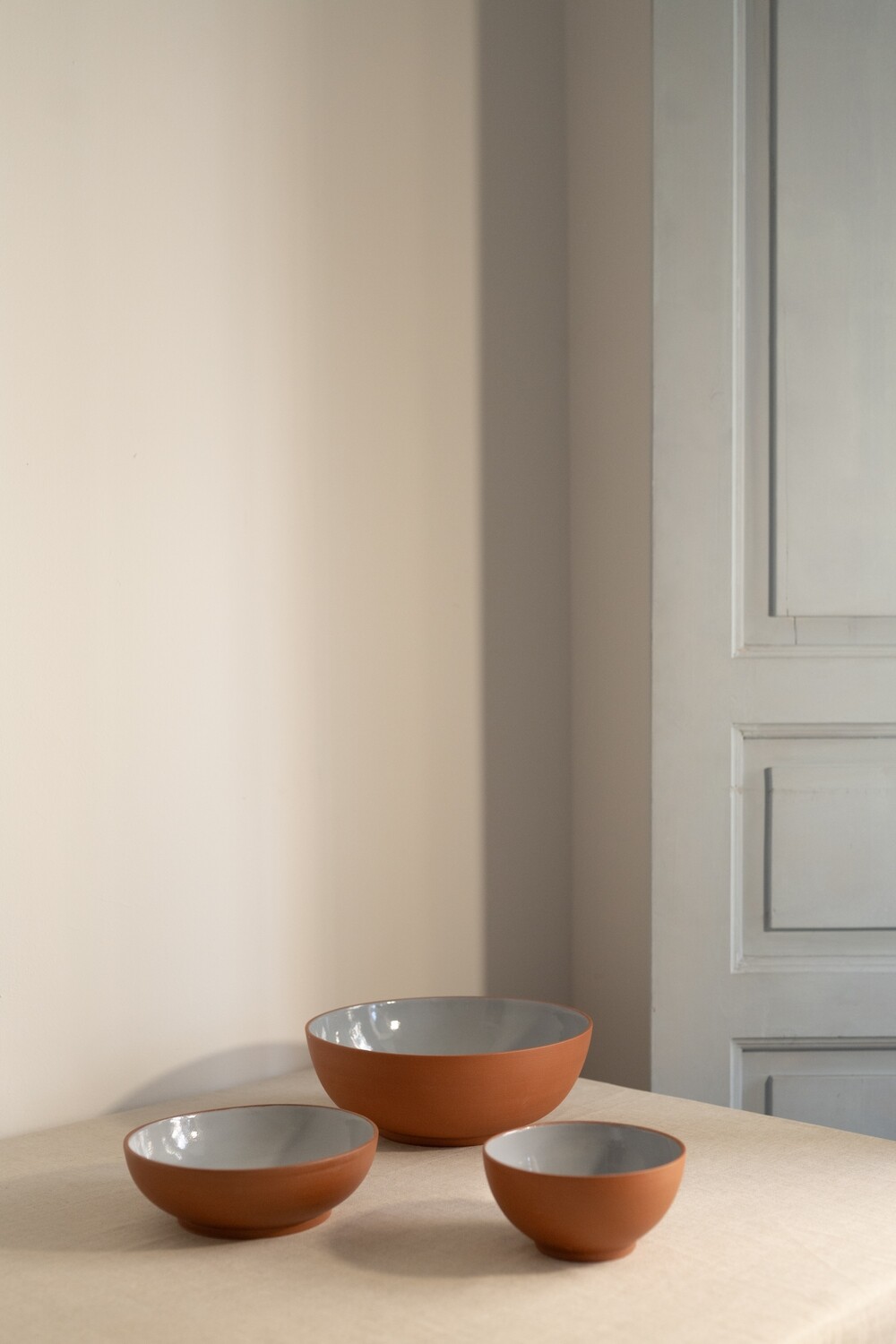 GRAY SOUP BOWL