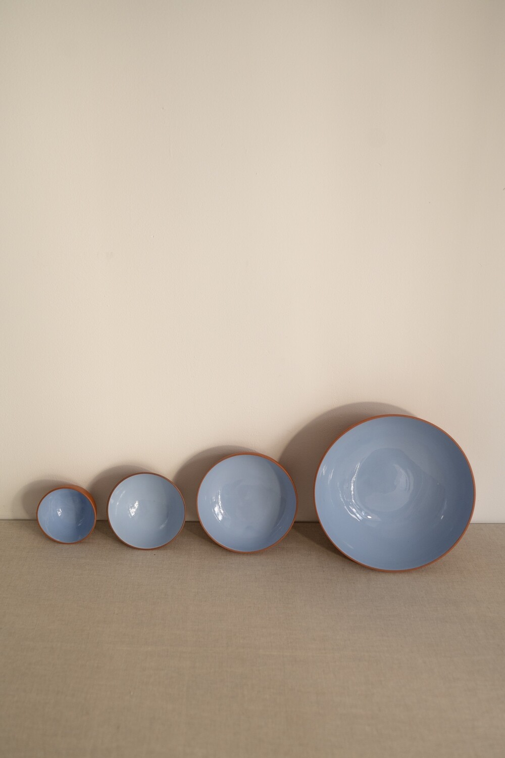 LARGE BLUE SALAD BOWL