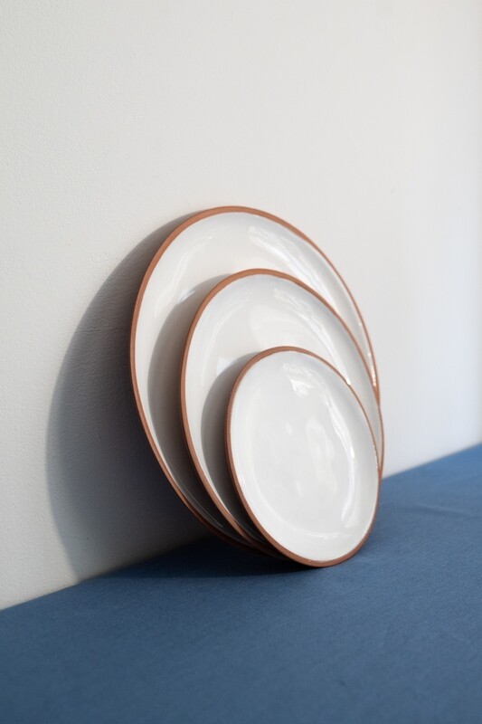 WHITE DINNER PLATE