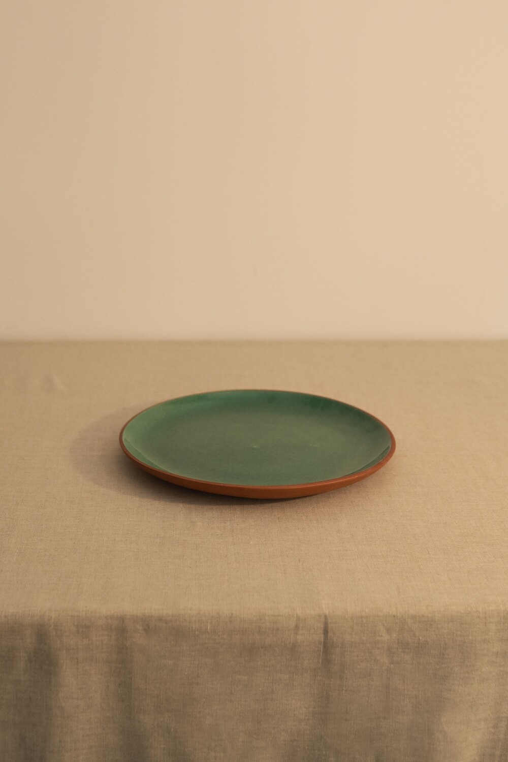 GREEN DINNER PLATE