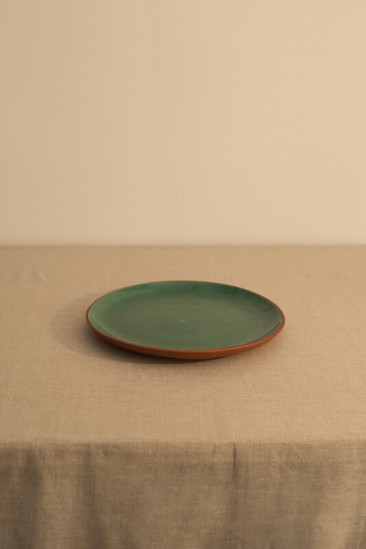 GREEN DINNER PLATE