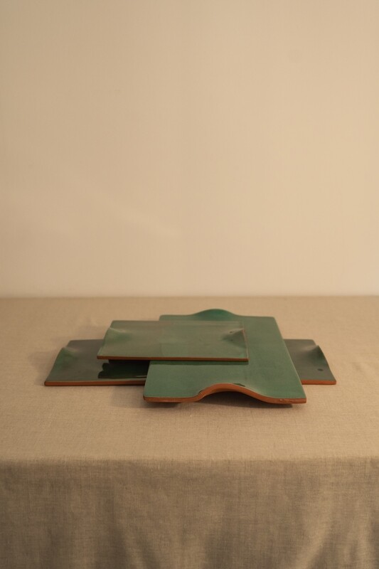 SMALL GREEN TRAY