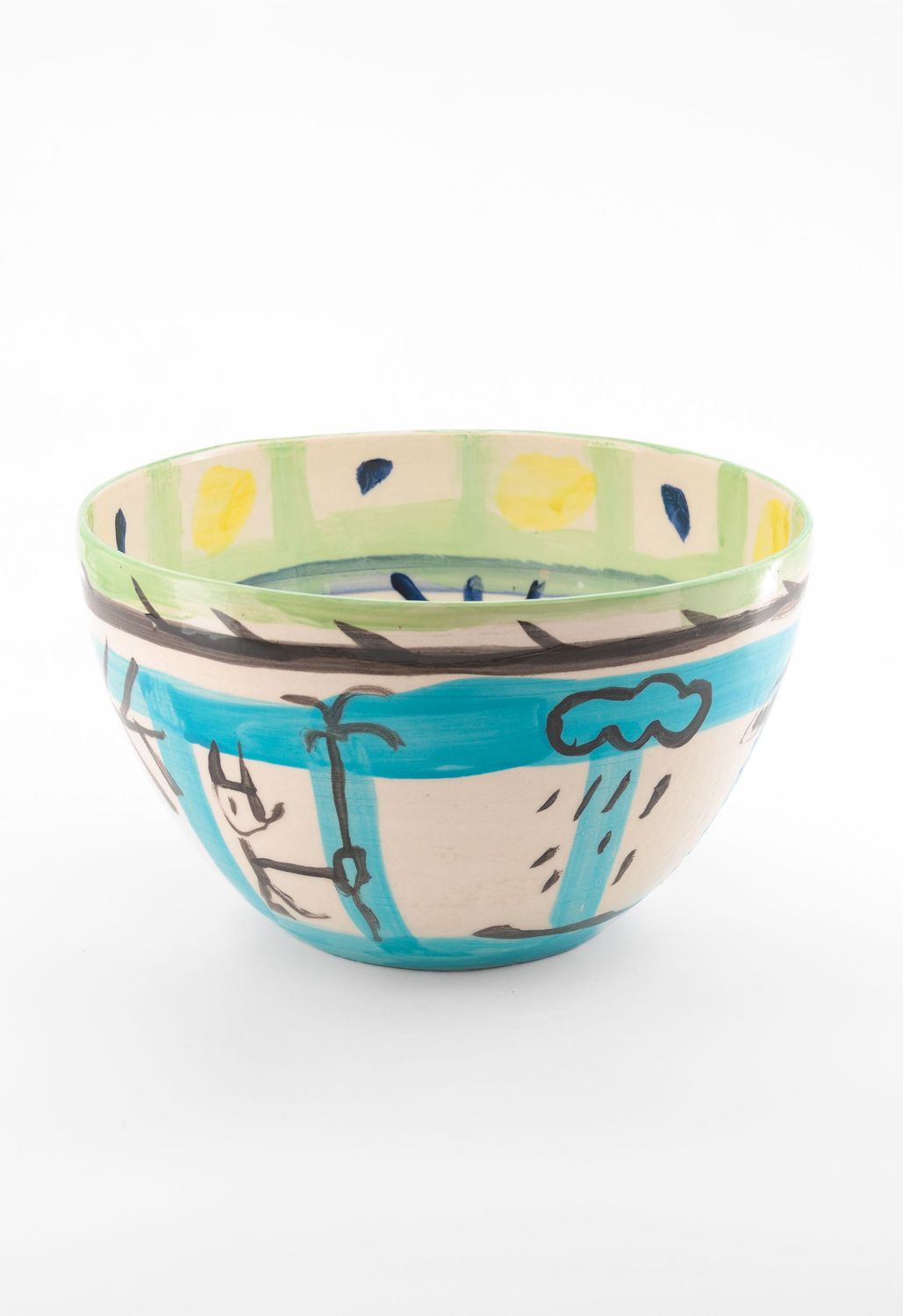 JAVIER MARISCAL BOWL PAINTED