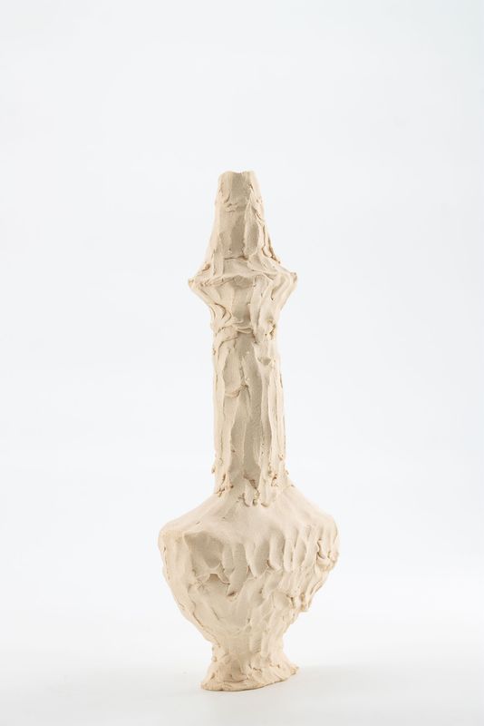 SCULPTURAL STONEWARE VASE BY ASTERISQUE