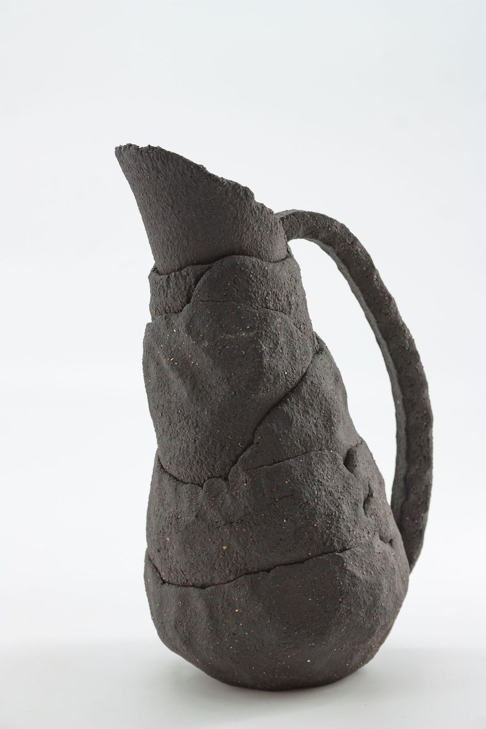 SCULPTURAL STONEWARE  PITCHER BY ASTERISQUE