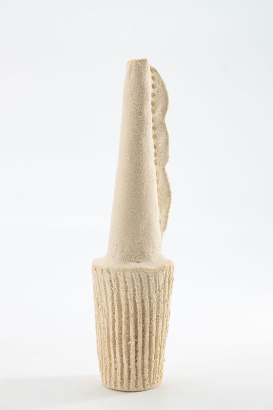 SCULPTURAL STONEWARE  VASE BY ASTERISQUE