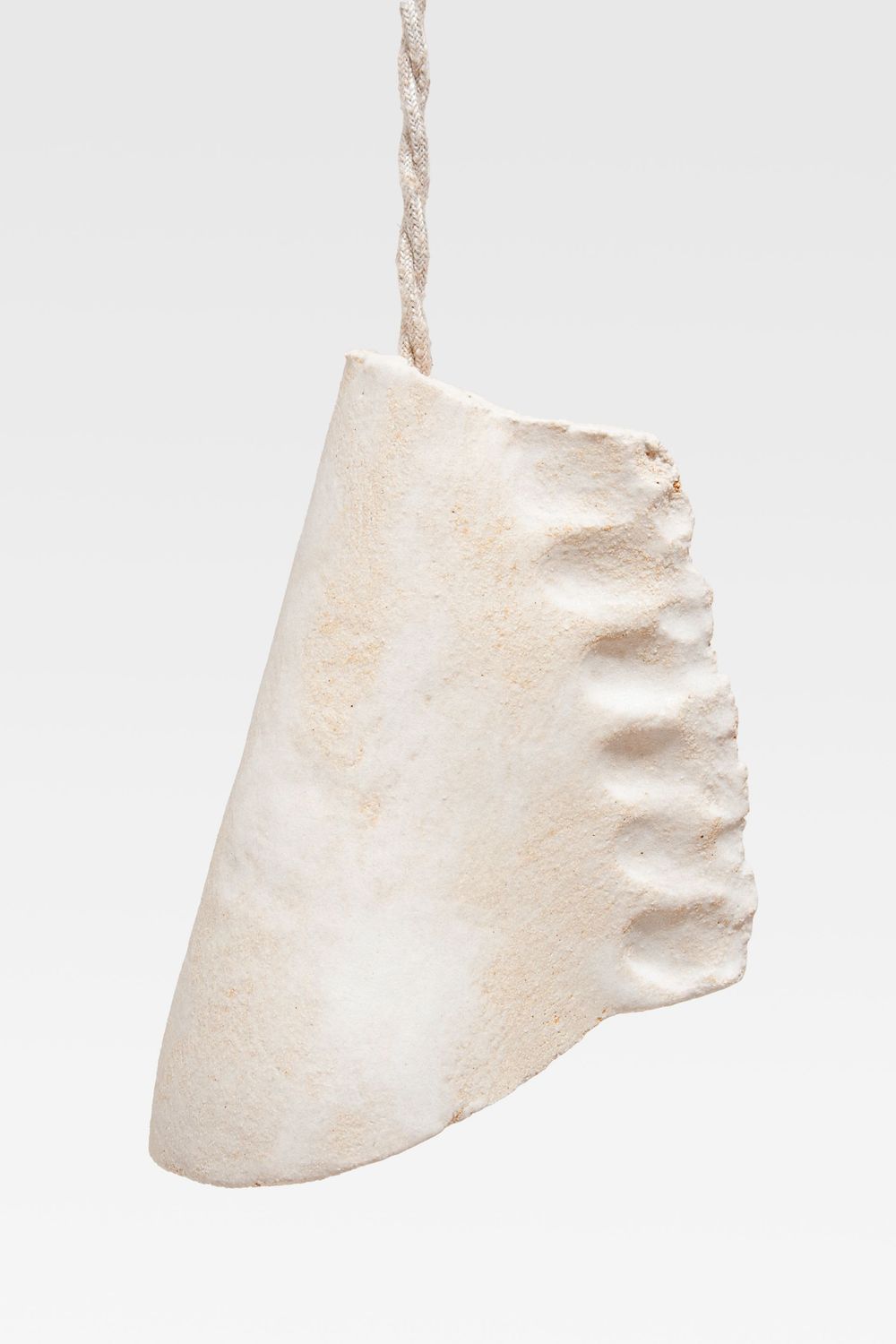 SCULPTURAL STONEWARE PENDANT LAMP BY ASTERISQUE