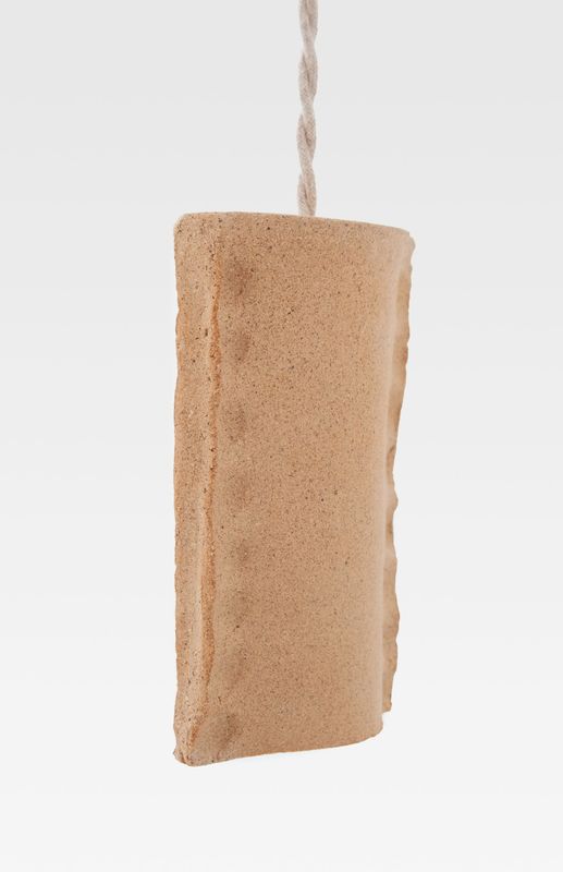 SCULPTURAL STONEWARE PENDANT LAMP BY ASTERISQUE
