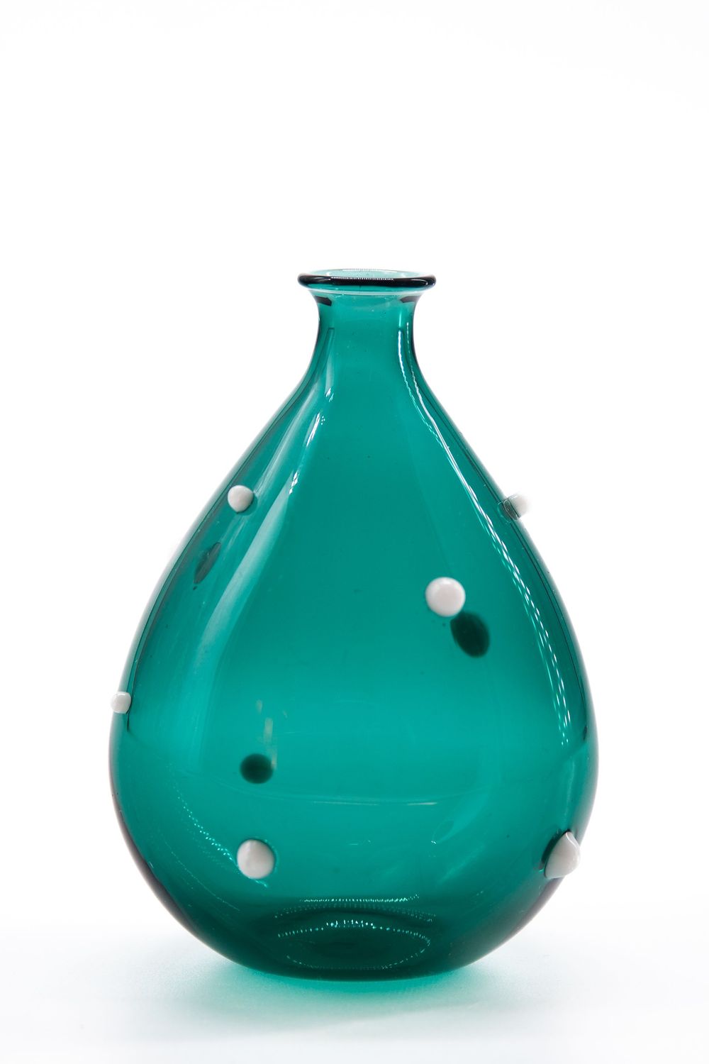 SMALL HAND-BLOWN GLASS VASE BY ALEX AÑÓ