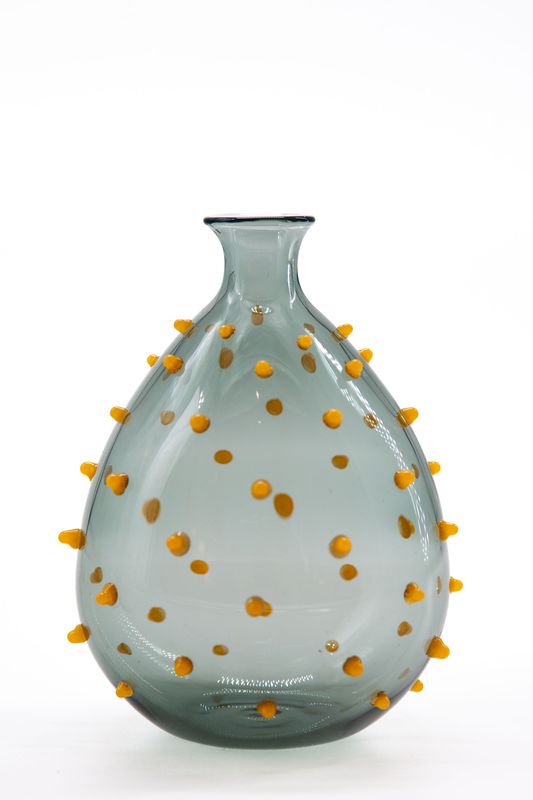 SMALL HAND-BLOWN GLASS VASE BY ALEX AÑÓ