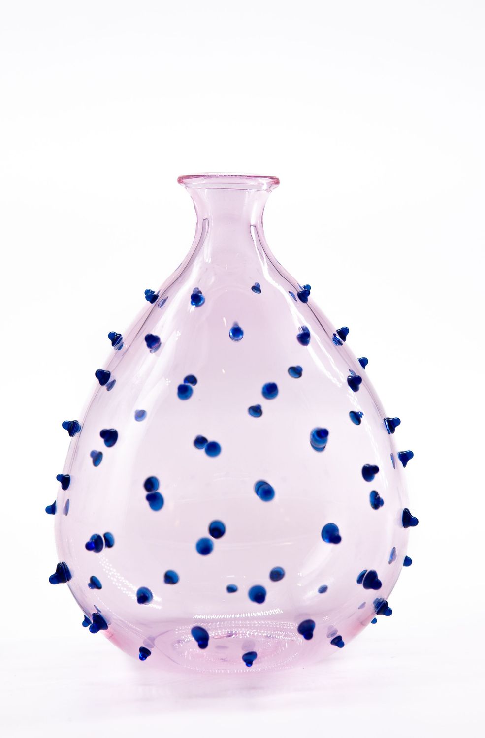 SMALL HAND-BLOWN GLASS VASE BY ALEX AÑÓ